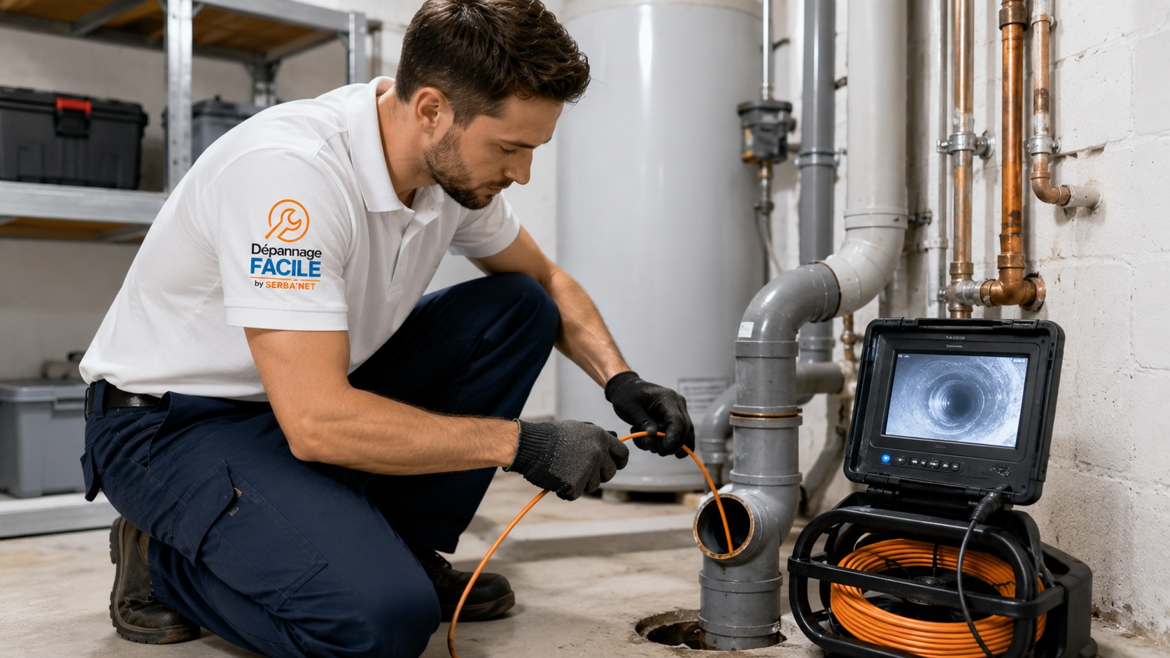 Assainissement et inspection canalisation à Rueil-Malmaison — Dépannage Facile